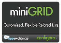 Configero miniGrid for Salesforce
