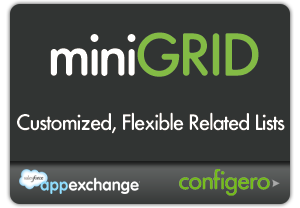 Configero miniGrid for Salesforce