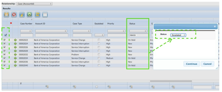 salesforce related lists bulk editing