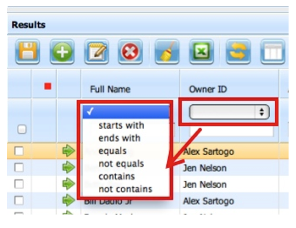 Configero Grid Column Header Filters