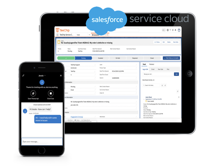 Service Cloud Lightning Workflow and Live Chat